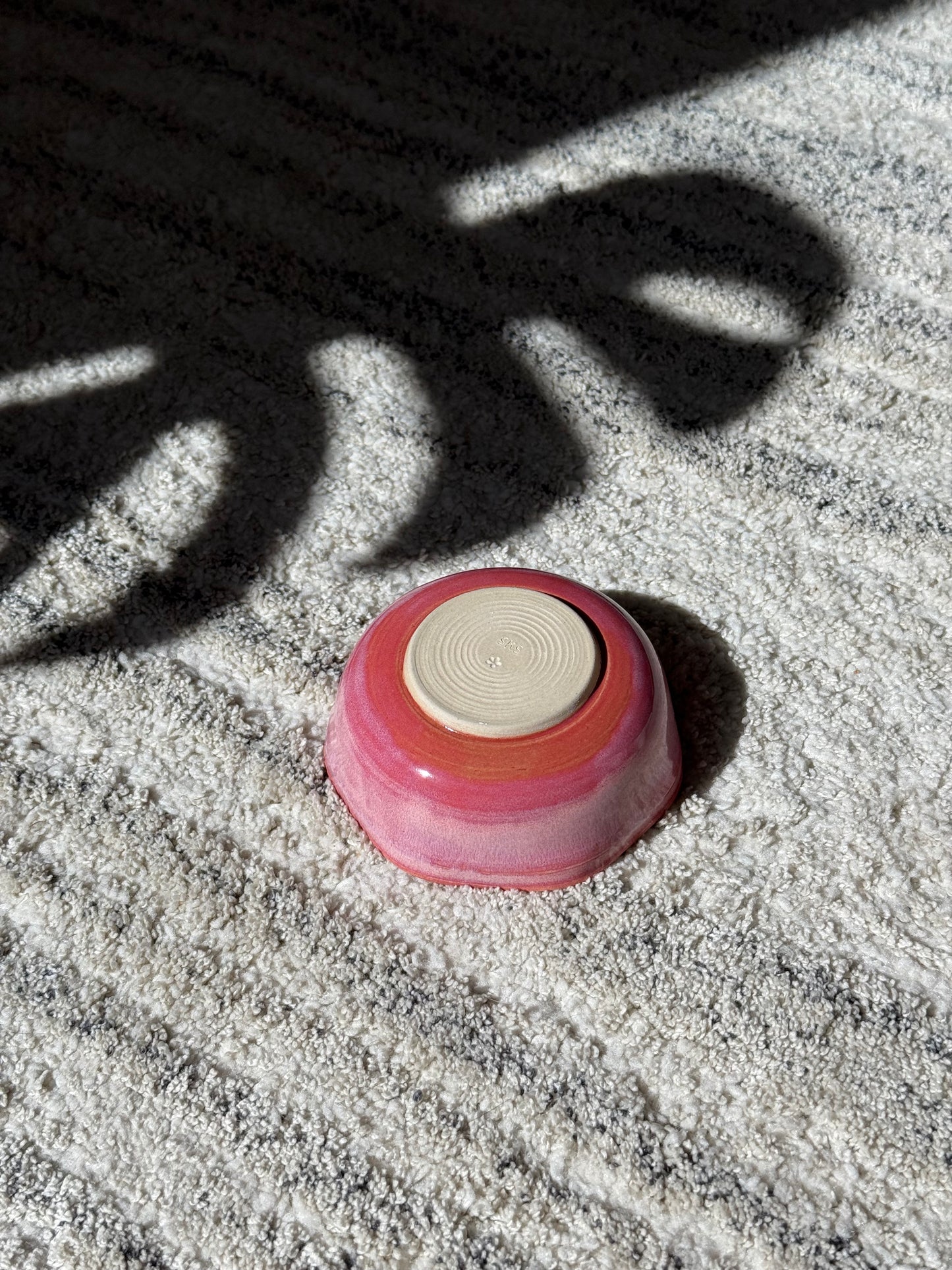 Pink Ceramic Mini Petal Bowl