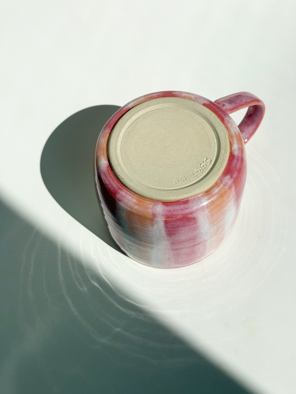 Sunset Stripe Ceramic Mug