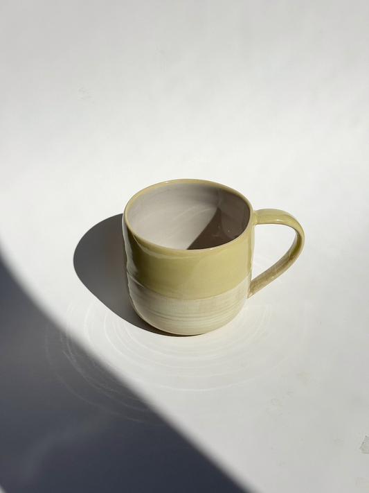 Yellow Ceramic Large Mug