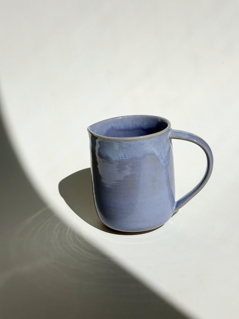 Lavender Ceramic Creamer Jar