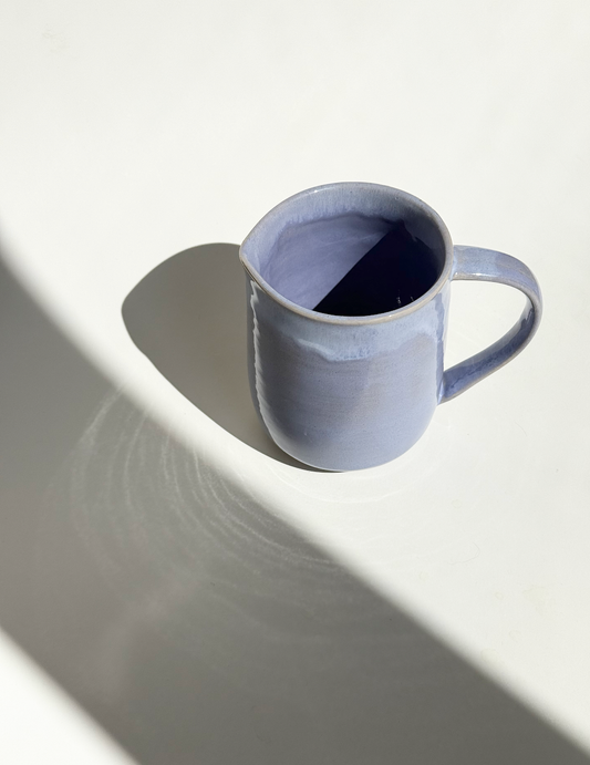 Lavender Ceramic Creamer Jar