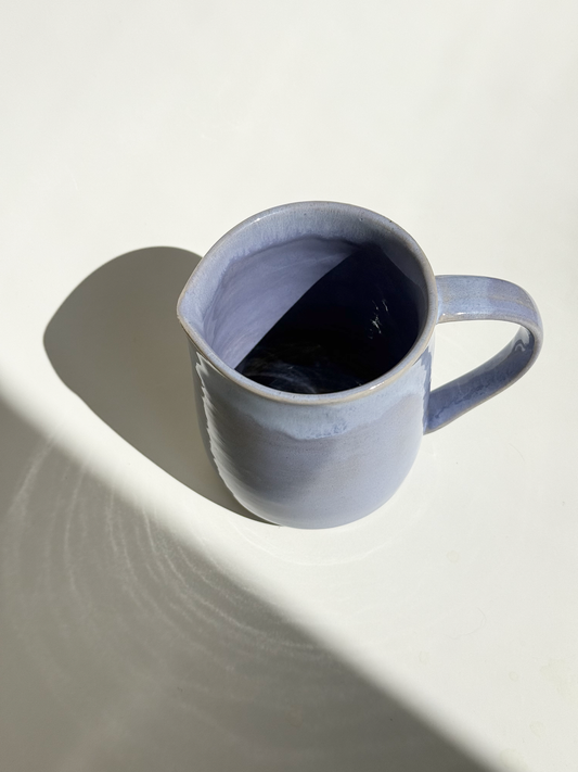 Lavender Ceramic Creamer Jar