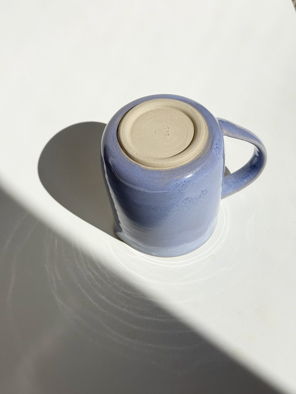 Lavender Ceramic Creamer Jar
